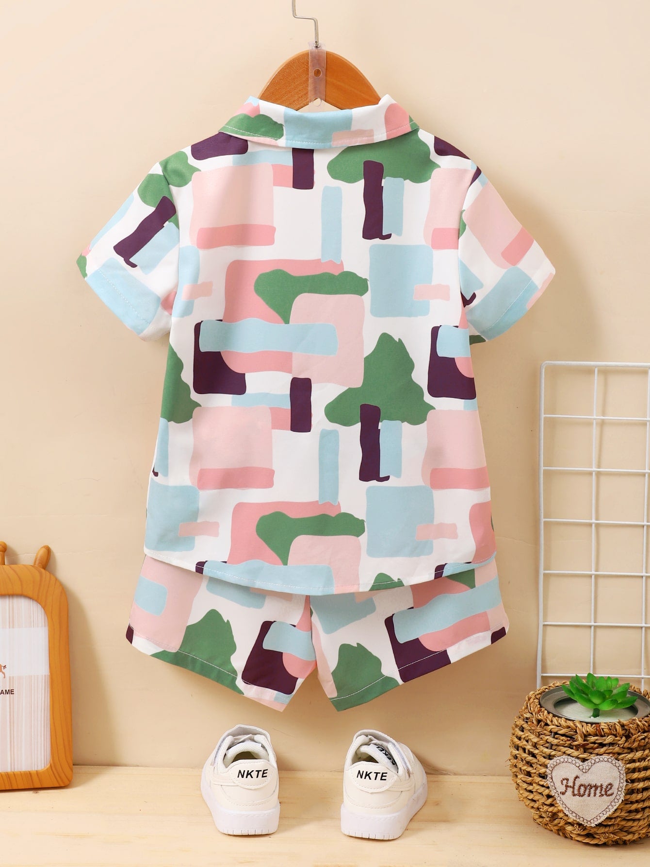 Geometric Print Kid's Co-Ord Set