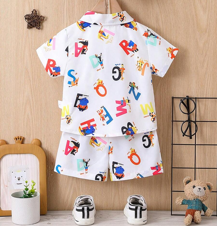 Alphabet ABC print Kid's Co-Ord Set